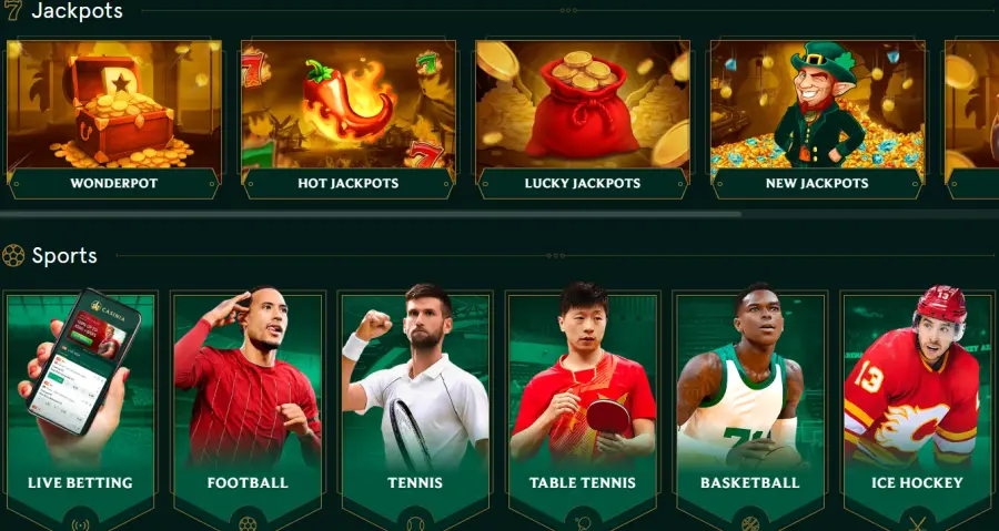 Casinia online kasino